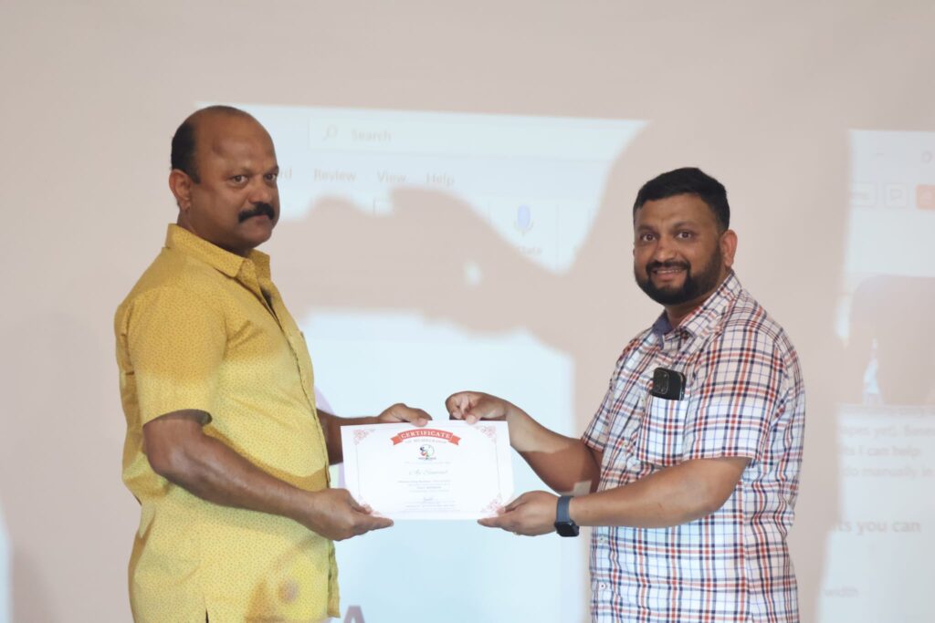 Certificate Distribution Ceremony